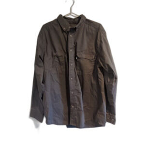 Berne Button Up Long Sleeve Shirt XL Sporting  Workwear Outdoor Gray